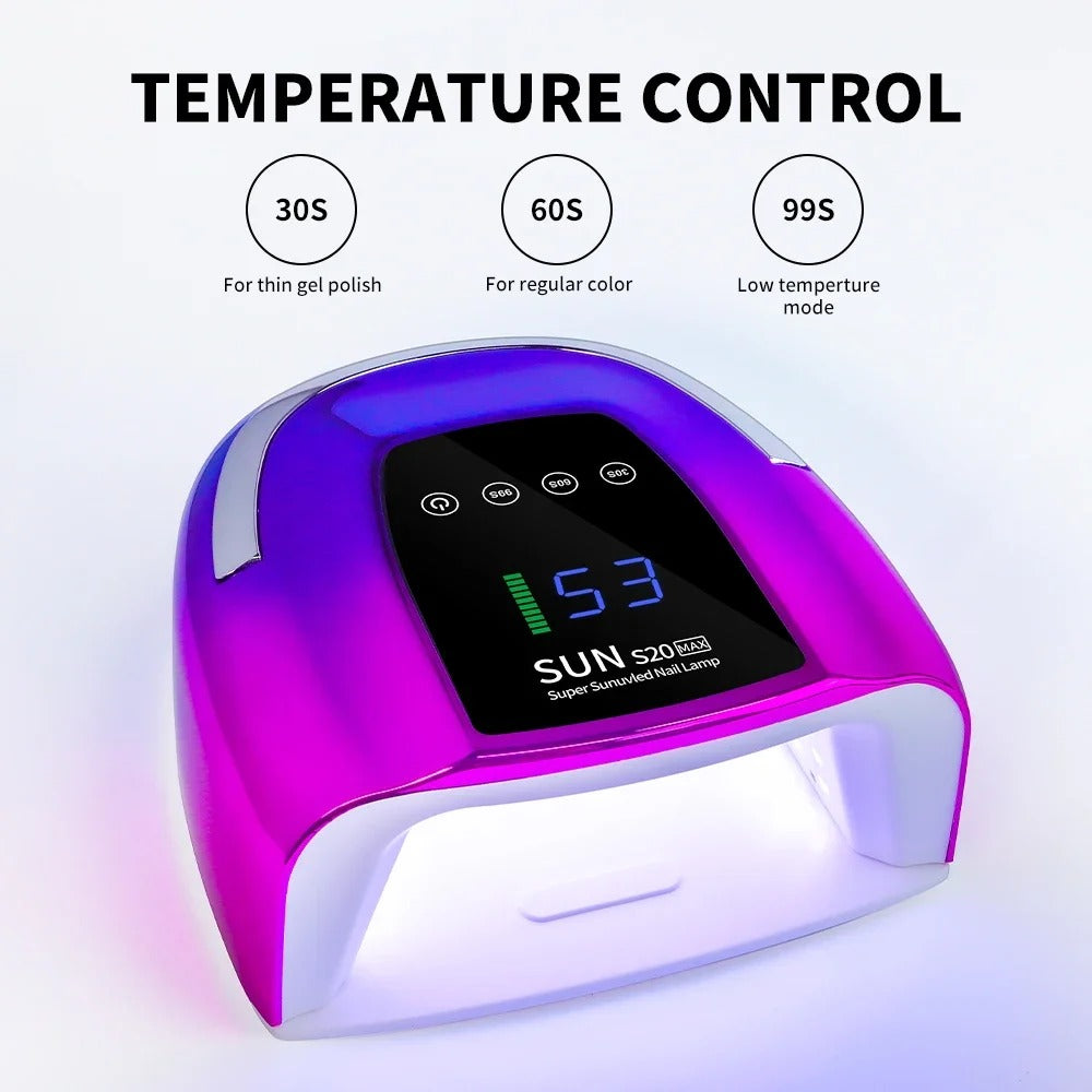 Rechargeable UV LED Nail Lamp – Cordless Gel Polish Dryer (48 LEDs)
