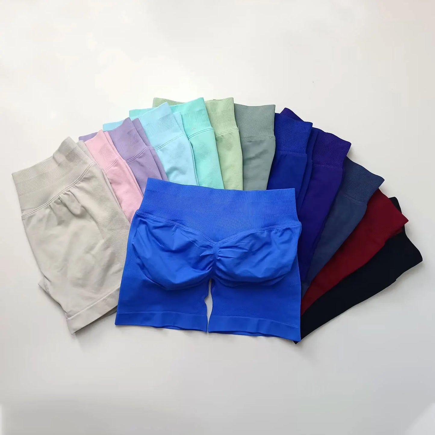 Luxe Moves Seamless Scrunch Biker Shorts – 4.5
