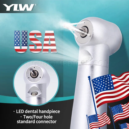 LED High-Speed Dental Handpiece – Push Button with 3-Way Water Spray