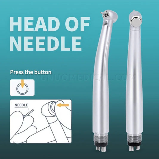 LED High-Speed Dental Handpiece – Push Button with 3-Way Water Spray