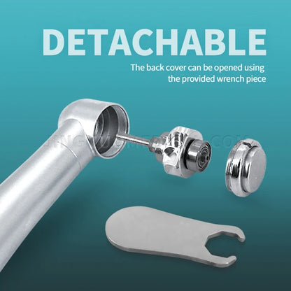 LED High-Speed Dental Handpiece – Push Button with 3-Way Water Spray