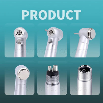 LED High-Speed Dental Handpiece – Push Button with 3-Way Water Spray